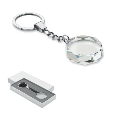 ROUNDWARD - Llavero redondo de cristal
