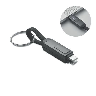 KEYSTO - Llavero con cable de carga