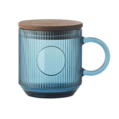 VITRIO MUG - Taza de vidrio acanalado 300ml