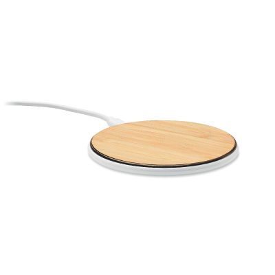 DESPAD + - Cargador inalámbrico 15w bambú