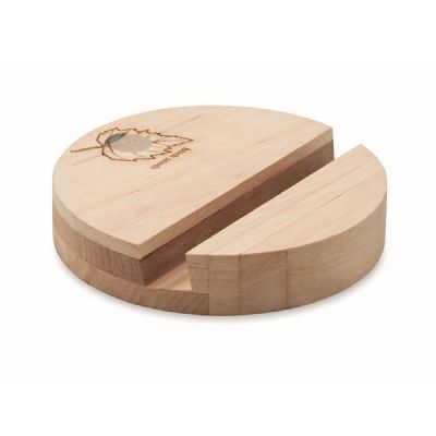 GROW ROUND STAND - Soporte teléfono de abedul