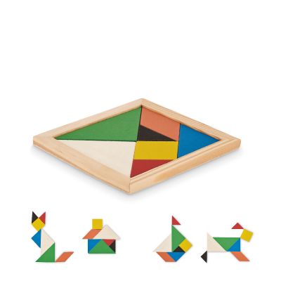 TANGRAM - Rompecabezas de madera