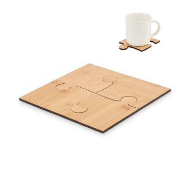LEPY - Set de 4 posavasos tipo puzle