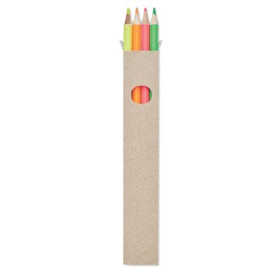 BOWY - 4 lápices de colores en caja