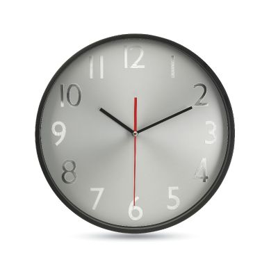 RONDO - Reloj pared esfera plateada