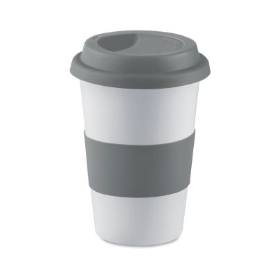 TRIBECA - Taza cerámica y tapa silicona