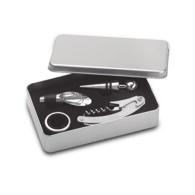 WINORY - Set de vino en caja de metal