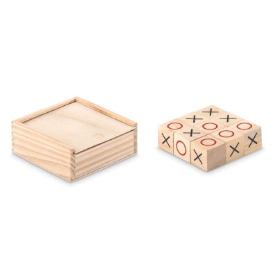 TIC TAC TOE - Juego tres en raya de madera