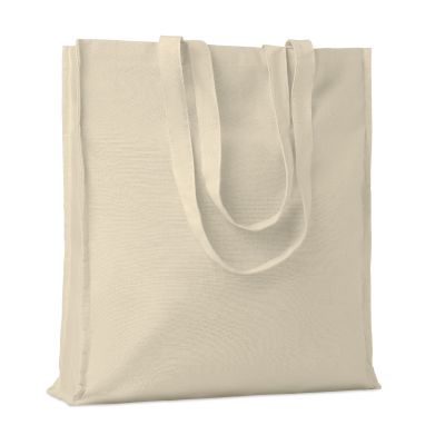 PORTOBELLO - Bolsa algodón con fuelle 140gr