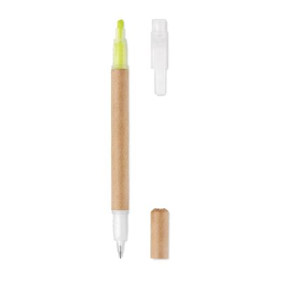 DUO PAPER - 2 en 1 boligrafo y marcador