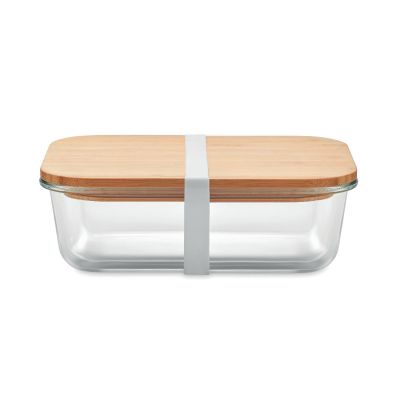 TUNDRA LUNCHBOX - Fiambrera vidrio y tapa bambú