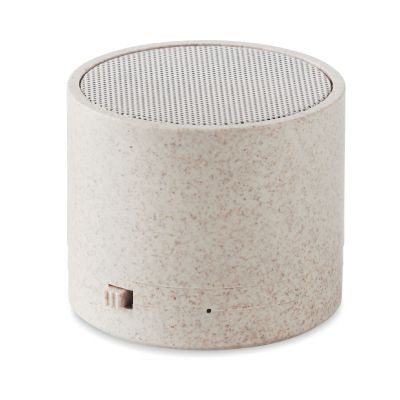 ROUND BASS+ - Altavoz inalámbrico paja trigo