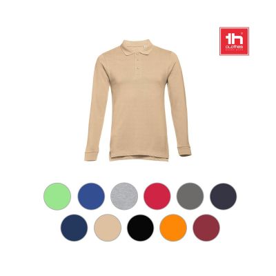 THC BERN 3XL - Polo de manga larga para hombre