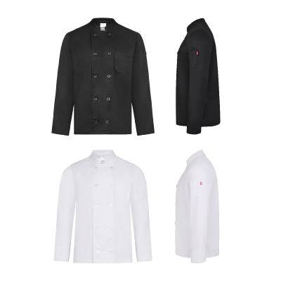 VL BACO - Chaqueta de cocina de manga larga (190 g/m2)