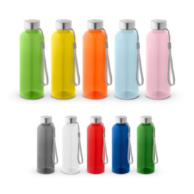 ENDERS M - Botella PET reciclado (100% rPET) con acabado translúcido brillante 600 ml