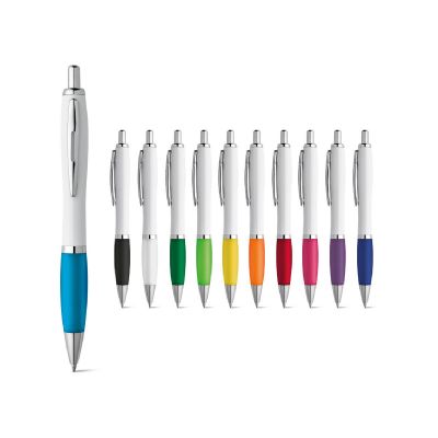 MOVE - Bolígrafo fabricado en ABS blanco con clip metálico