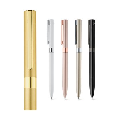 CLARE - Bolígrafo con mecanismo de giro, fabricado en aluminio reciclado (100% rAL)