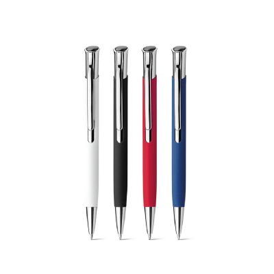 OLAF SOFT - Bolígrafo de aluminio con acabado de goma