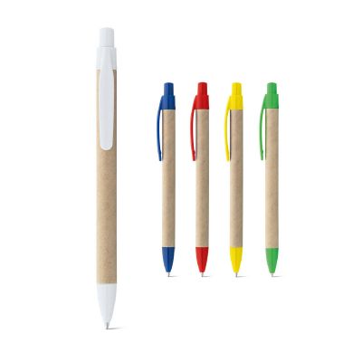 REMI - Bolígrafo fabricado con papel 100 % reciclado y con clip