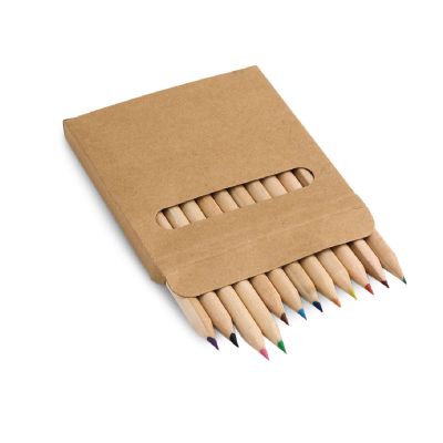 COLOURED - Caja con 12 lápices de color