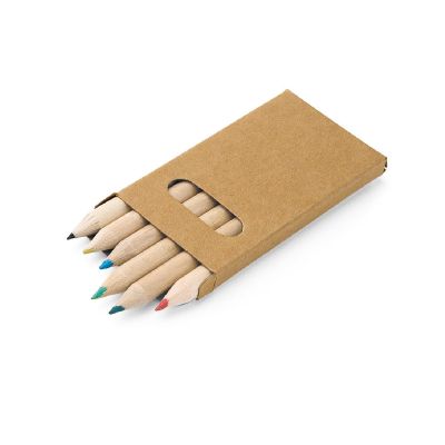 BIRD - Caja con 6 lápices de color