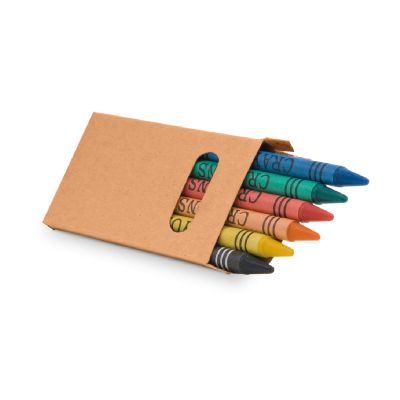 EAGLE - Caja con 6 lápices de cera