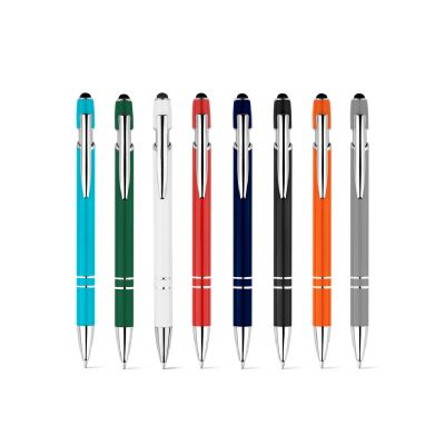 NEIL - Bolígrafo con cuerpo de aluminio reciclado (100% rAL) y puntero táctil