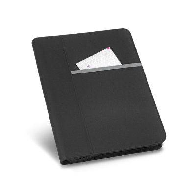 AUSTER - Carpeta A4 en 600D con bloc de páginas rayadas