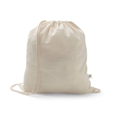SALAMANCA - Bolsa tipo mochila de algodón reciclado (70%) y poliéster (30% rPET) (150 g/m²)