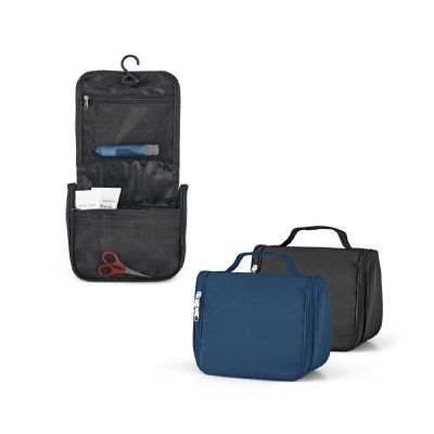 WILLIS - Neceser de microfibra con varios compartimentos interiores