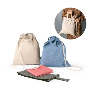 RISSANI - Mochila con algodón reciclado (70%) y poliéster (30% rPET) (140 g/m²)