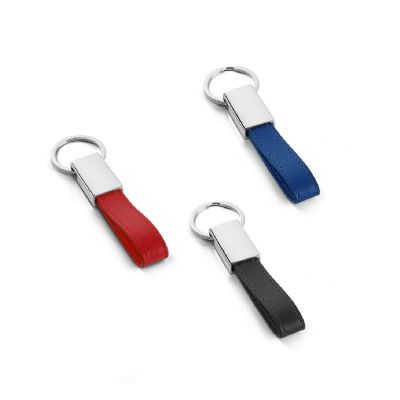 WATOH - Llavero redondo de metal y PU