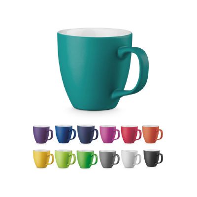PANTHONY MAT - Taza de porcelana de 450 mL