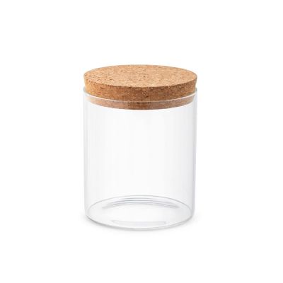 SPICE 700 - Botella de vidrio de borosilicato con tapa de corcho 700ml