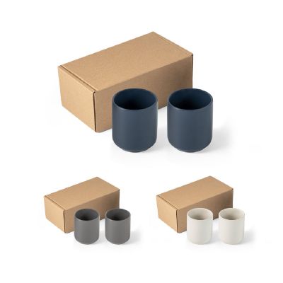 OWENS - Juego de tazas de cerámica