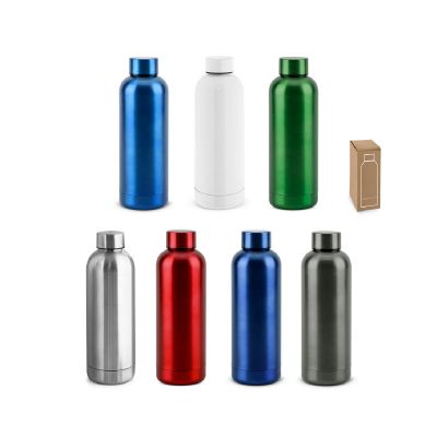 ODIN METTALIC - Botella en acero inoxidable 90% reciclado 550 mL