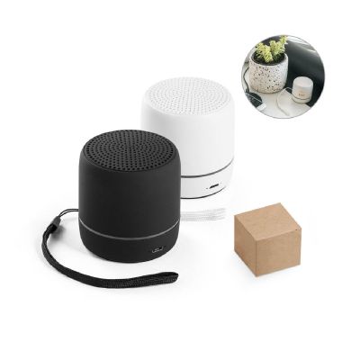 TURING - Altavoz portátil de 3W con 4 horas de autonomía, fabricado en ABS reciclado (100% rABS)