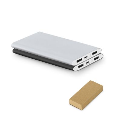 NOBEL - Power bank 7'200 mAh, fabricado en aluminio reciclado (100% rAL)