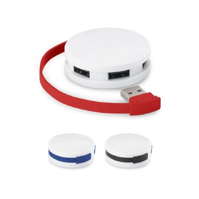 GARDNER - HUB con cable y 4 puertos USB-A, fabricados en ABS