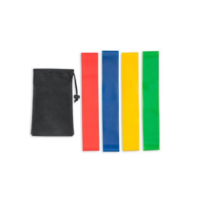 BURPEE - Juego de bandas elásticas de resistencia con bolsa de tela no tejida