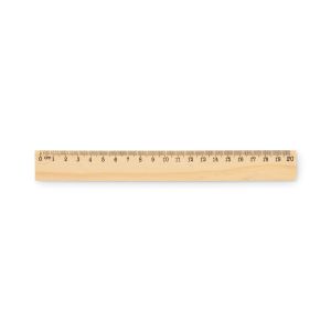 RULER20 - Regla de madera 20 cm