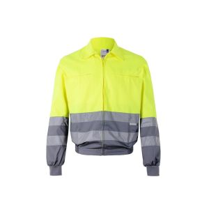 VL NEPTUNE - Chaqueta de sarga bicolor (210g/m²) en poliéster (80%) y algodón (20%)