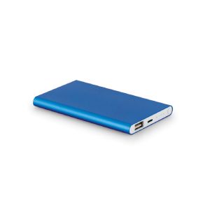 MARCET - Power bank slim 4'000 mAh, fabricado en ABS reciclado (70 % rABS) y aluminio reciclado (30 % rAL)