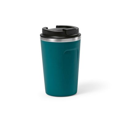 LIMPOPO - Vaso de viaje ; rInox, 490 ml. Doble pared, hermético