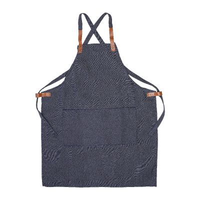 GREG - Delantal de mezclilla vaquera