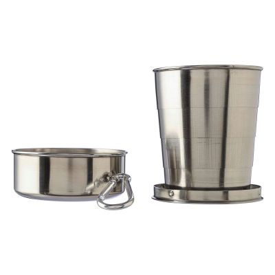 ANNETTE - Vaso plegable de acero inox.