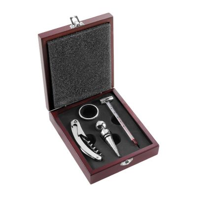 BRADY - Set de vino en caja de madera 