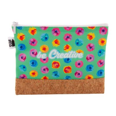 CREABEAUTY CORK M RPET - bolsa de cosméticos personalizable