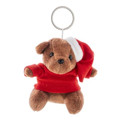 JULNALLE - Llavero de peluche con forma de oso navideño