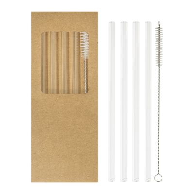 BOROSIP - juego de pajitas de cristal